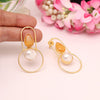 Peach Color Amrapali Earrings