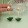 Green Color Amrapali Earrings