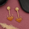 Peach Color Amrapali Earrings