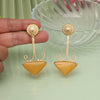 Peach Color Amrapali Earrings