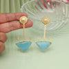 Sky Blue Color Amrapali Earrings