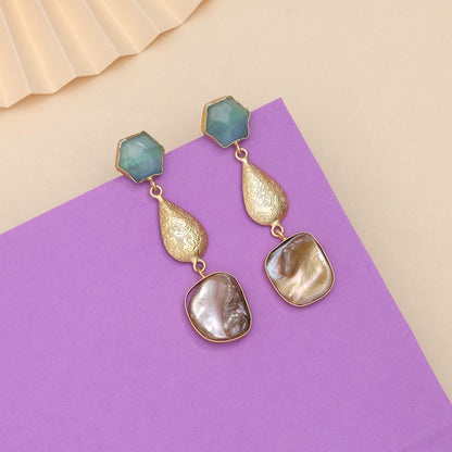 Breeze Sky Blue Color Amrapali Earrings