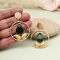 Bright Orange Color Amrapali Earrings