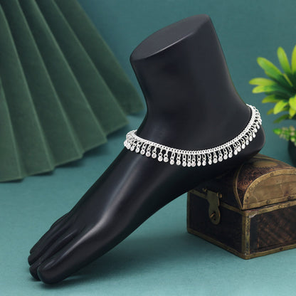 Silver Color Anklets (ANK1139SLV)