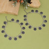 Silver Color Oxidised Anklets (ANK1149SLV)