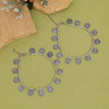 Silver Color Oxidised Anklets (ANK1150SLV)