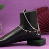 Black Color Oxidised Anklets (ANK1151BLK)