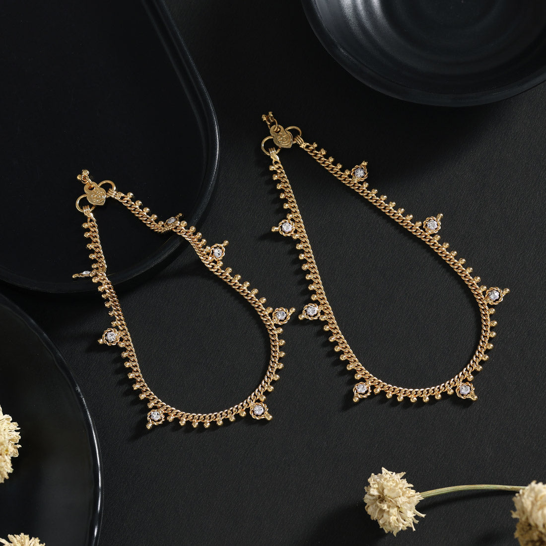 Gold Color Anklets