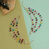 Multi Color Antique Earrings Chain (ANTE1752MLT)