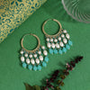 Firozi Color Antique Earrings (ANTE1753FRZ)