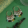 Multi Color Antique Earrings (ANTE1753MLT)