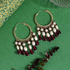 Purple Color Antique Earrings (ANTE1753PRP)