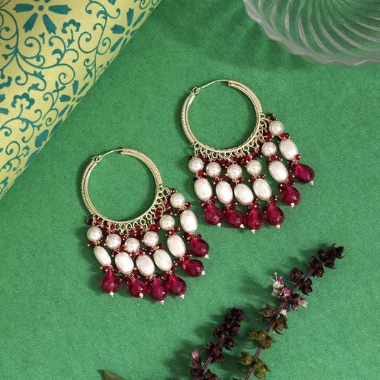 Rani Color Antique Earrings (ANTE1753RNI)
