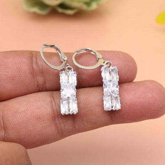 Make A Statement In Silver Color Antique Stone Earrings With History