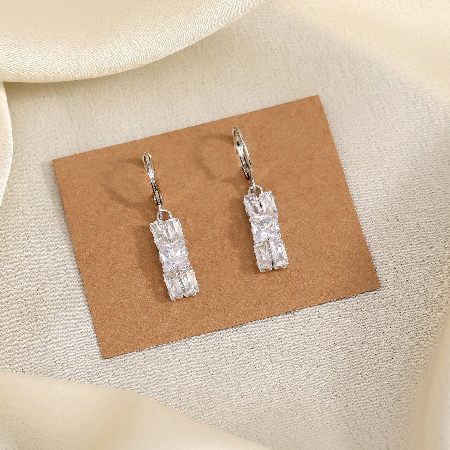 Make A Statement In Silver Color Antique Stone Earrings With History