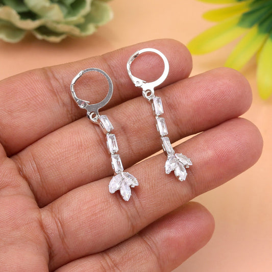 Explore Vintage Elegance With Silver Color Antique Stone Earrings Today