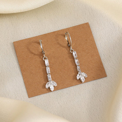 Explore Vintage Elegance With Silver Color Antique Stone Earrings Today