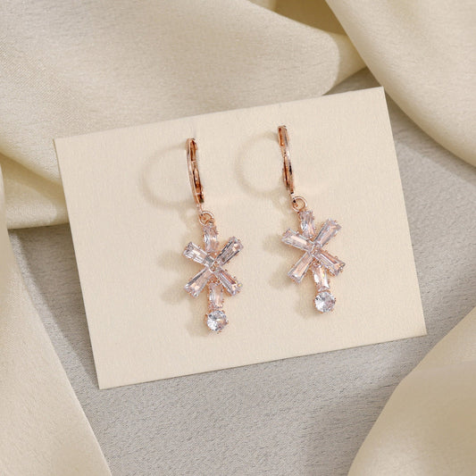 Stunning Handmade White Color Antique Stone Earrings For Wedding Guests