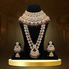 Maroon & Green Color Kundan Dulhan Set (BDL249MG)