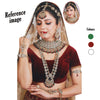 Maroon Color Kundan Dulhan Set (BDL249MRN)