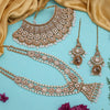 White Color Kundan Dulhan Set (BDL250WHT)