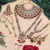 Maroon Color Kundan Dulhan Set (BDL251MRN)