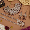 Maroon Color Kundan Dulhan Set (BDL251MRN)