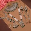 Green Color Kundan Dulhan Set (BDL252GRN)