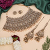 Gold Color Kundan Dulhan Set (BDL253GLD)