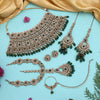 Green Color Kundan Dulhan Set (BDL253GRN)