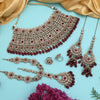 Maroon Color Kundan Dulhan Set (BDL253MRN)