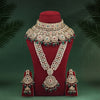 Maroon & Green Color Kundan Dulhan Set (BDL254MG)