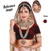 Maroon Color Kundan Dulhan Set (BDL254MRN)