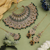 Green Color Kundan Dulhan Set (BDL255GRN)