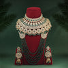 Green Color Kundan Dulhan Set (BDL255GRN)