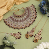 Maroon Color Kundan Dulhan Set (BDL255MRN)