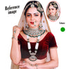 Green Color Kundan Dulhan Set (BDL256GRN)