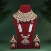 Maroon Color Kundan Dulhan Set (BDL256MRN)