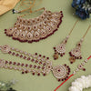 Maroon Color Kundan Dulhan Set (BDL257MRN)