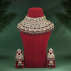 Maroon & Green Color Kundan Dulhan Set (BDL259MG)