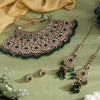 Green Color Kundan Dulhan Set (BDL260GRN)