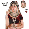 Maroon Color Kundan Dulhan Set (BDL261MRN)