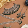 Green Color Kundan Dulhan Set (BDL263GRN)