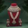 Maroon & Green Color Kundan Dulhan Set (BDL263MG)