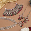 Rani & Green Color Kundan Dulhan Set (BDL263RNIGRN)