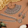 Pink & Pista Green Color Kundan Dulhan Set (BDL264PNKPGRN)