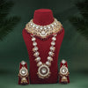 Maroon Color Meena Work Kundan Dulhan Set (BDL267MRN)