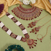 Maroon Color Kundan Dulhan Set (BDL268MRN)