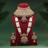 Maroon Color Kundan Dulhan Set (BDL269MRN)