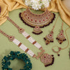 Maroon Color Kundan Dulhan Set (BDL269MRN)